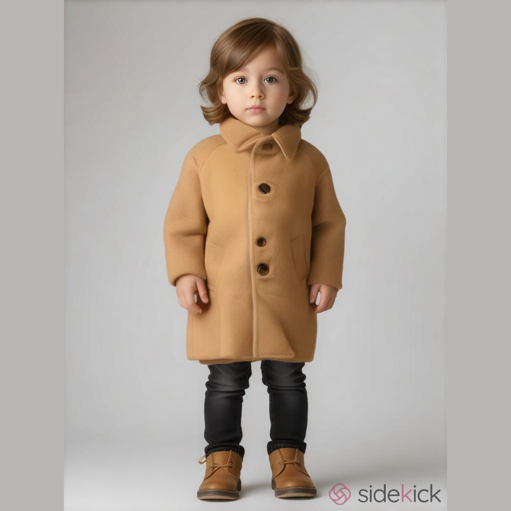 Harry IV Kids 18 Month Camel Wool Coat NWT